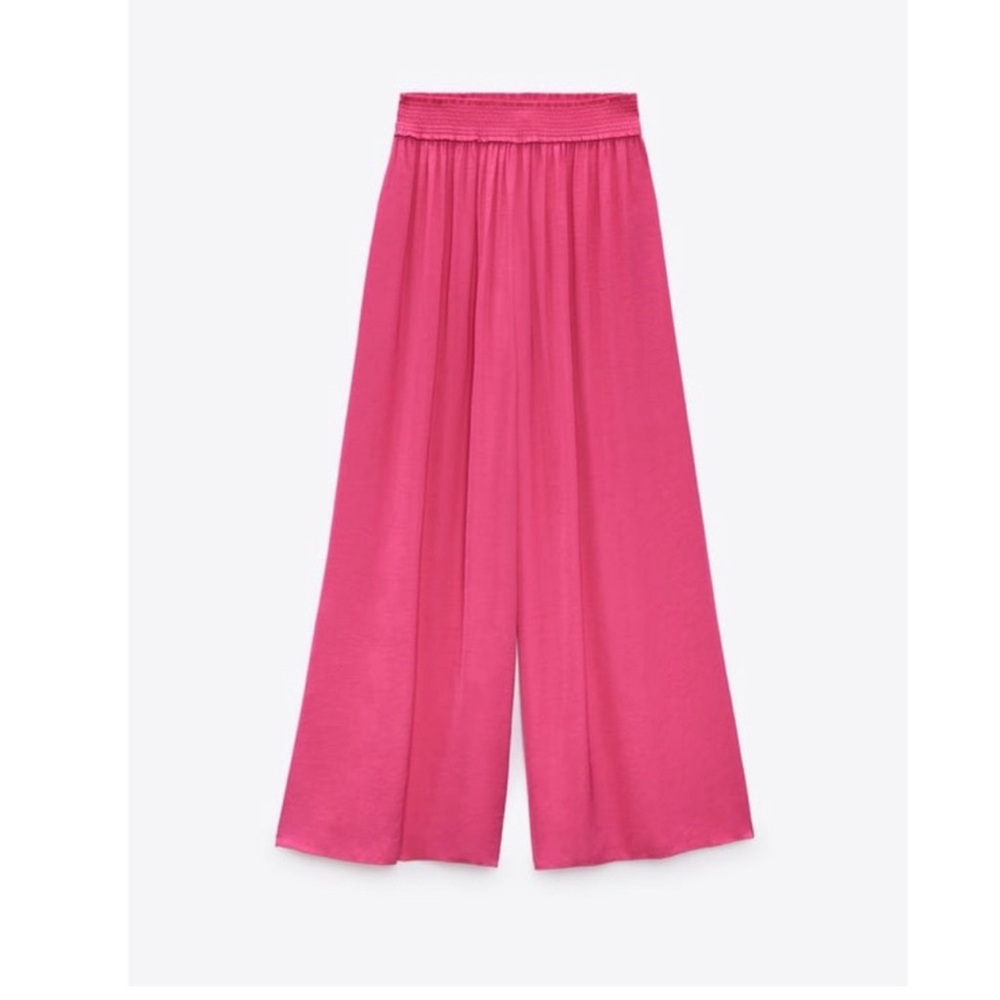 Zara pink palazzo pants